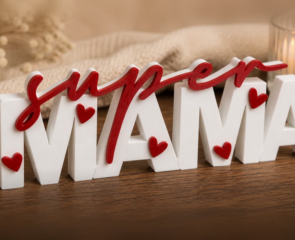 Super Mama – 3D Text Sign | Mother’s Day Gift | Home Decor 3d model