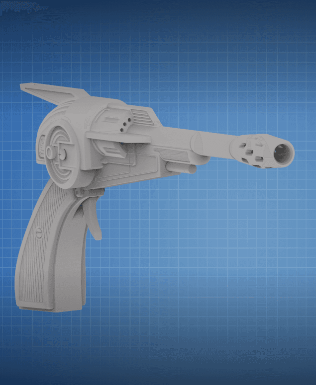 Ketsu Onyo's Blaster - Rebels 3d model