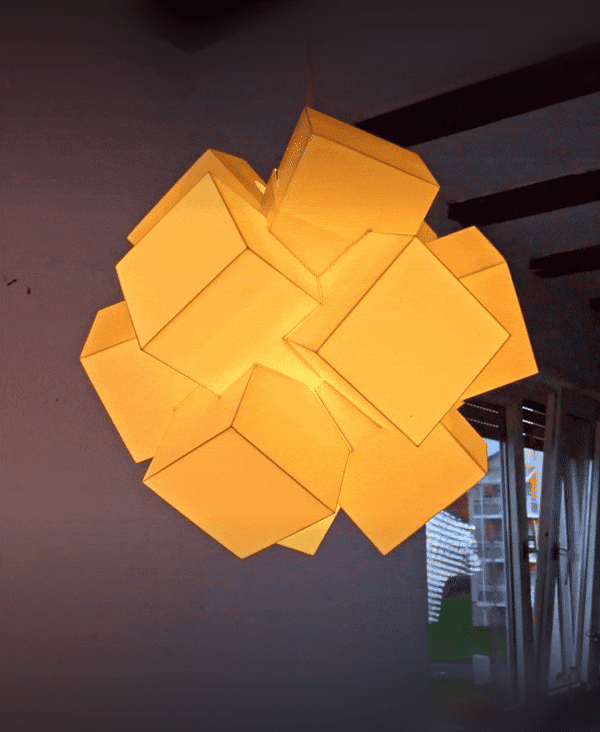 Cube Lamp 3d model