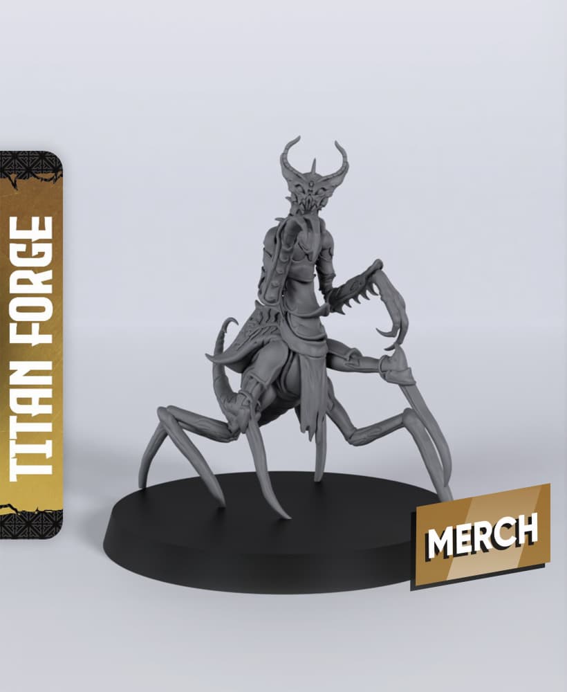 Mantis - With Free Dragon - 5e DnD Inspired for RPG and Wargamers 3d model