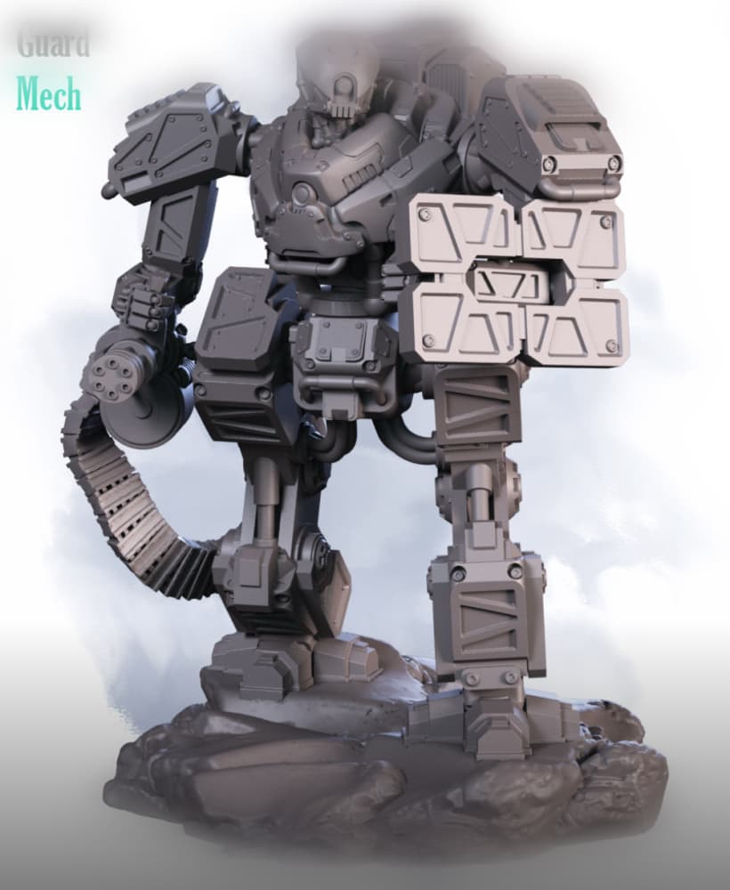 Guard Mech 3d model