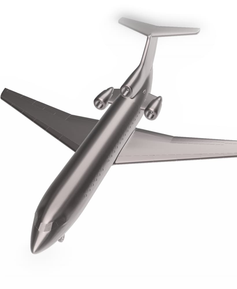 Yakovlev Yak-42 Clobber 3d model