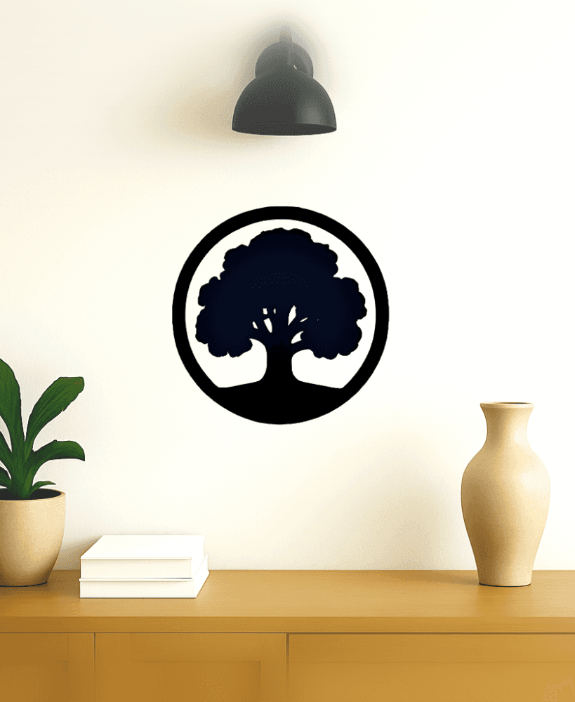 Décoration murale d'arbre 3d model