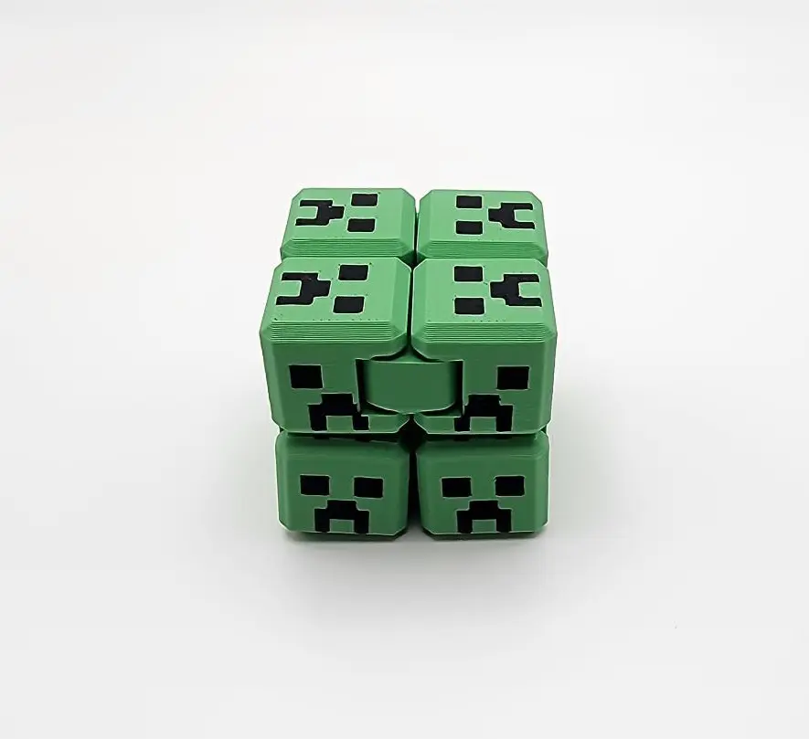 Creeper Fidget Cube 3d model
