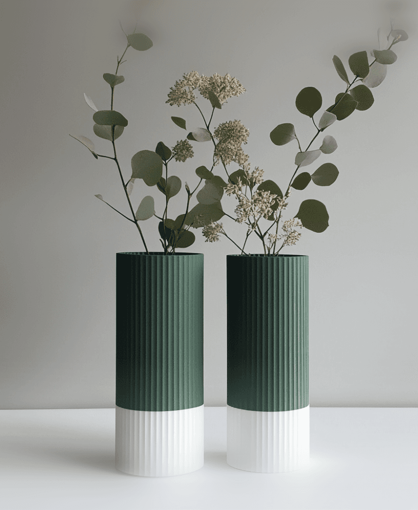 Dual Vase for Minimalist and Elegant Home Decor 3d model