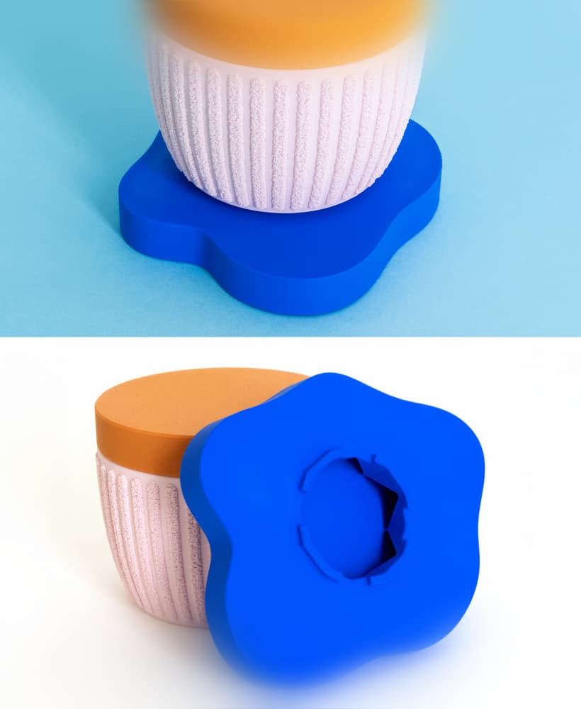 Chunky Puddle Drip Tray // 100mm 3d model