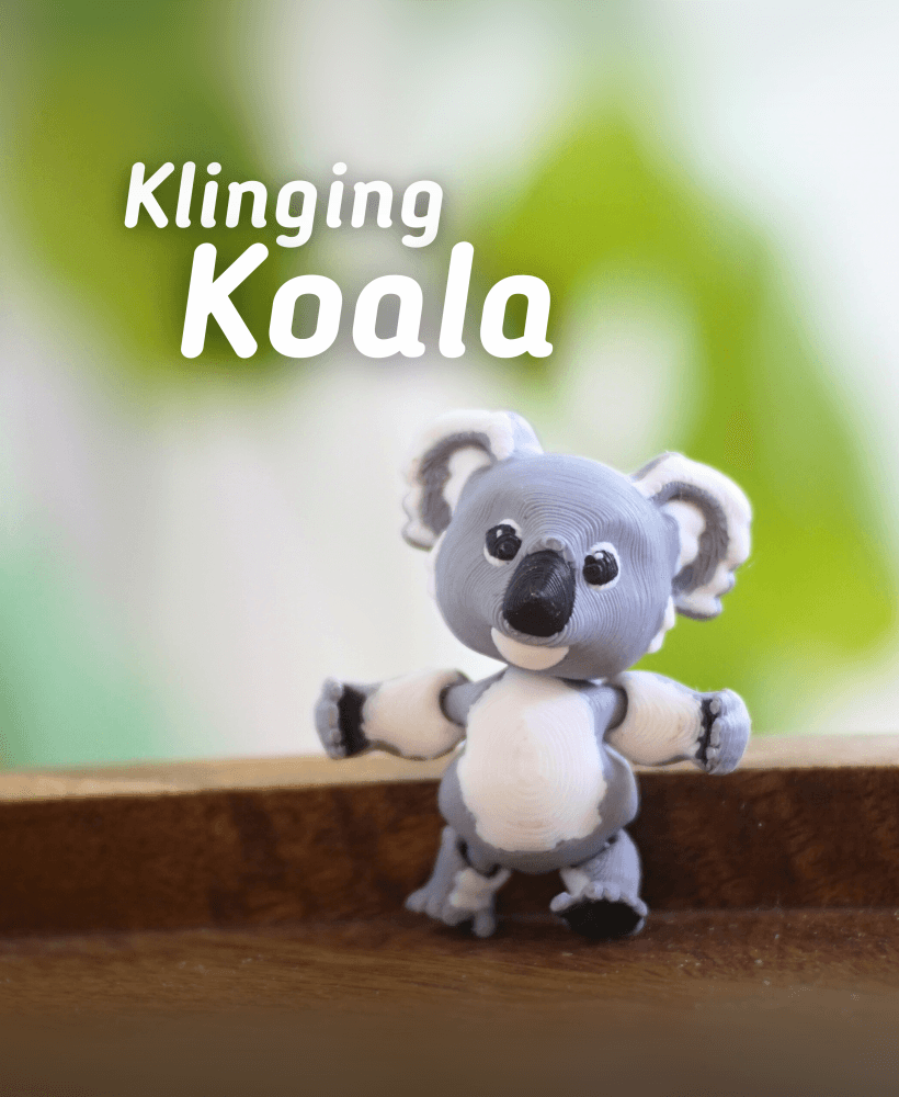 Klinging Koala - Articulated Fidget Koala - Ludo Flexy 3d model