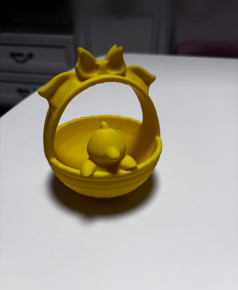 Easter bunny egg holder 3d model