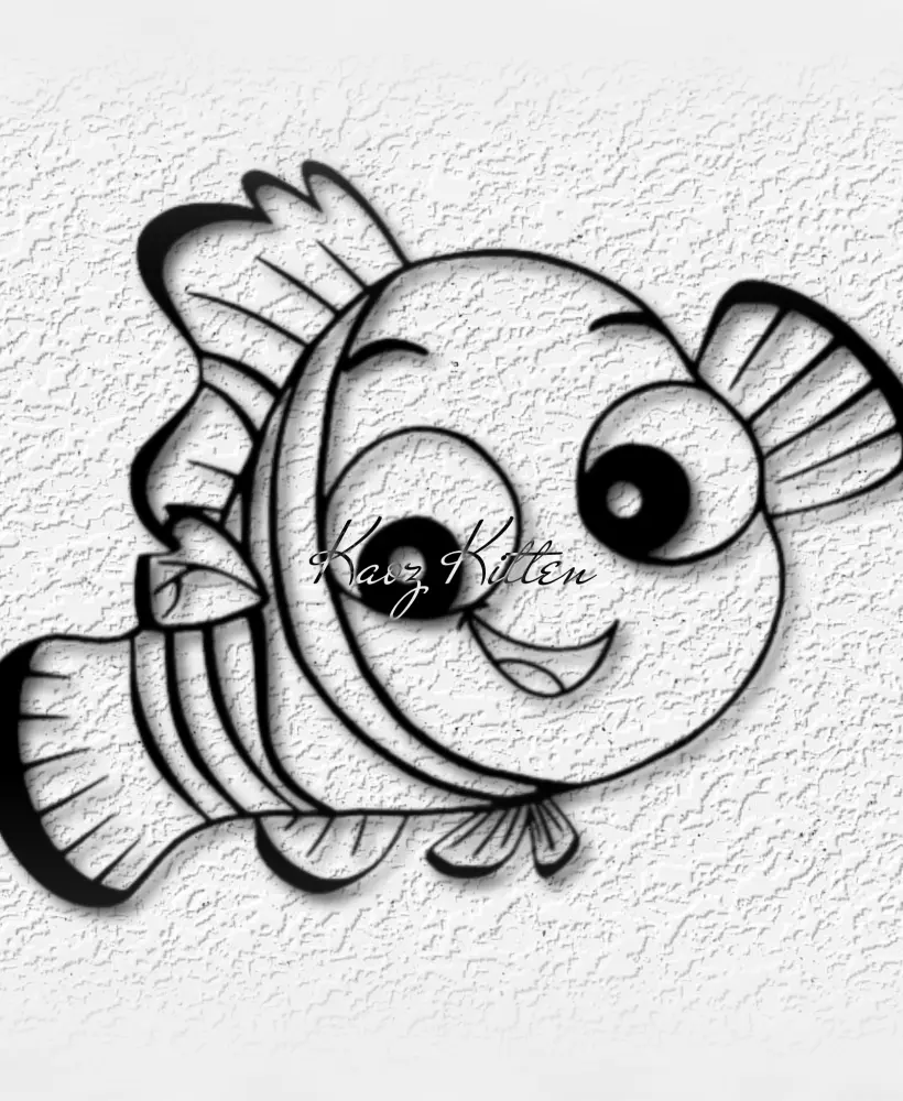 Finding Nemo Disney wall art Pixar clownfish home decor 3d model