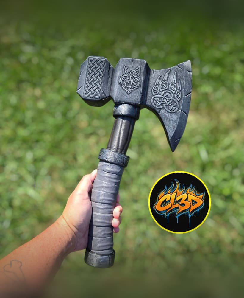 Wolf Blade Axe - Cosplay / Prop 3d model
