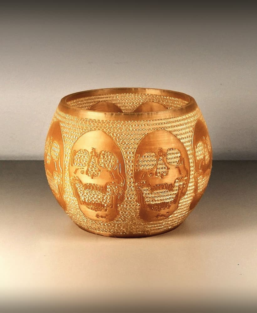 Skulls Infill Bowl 3d model