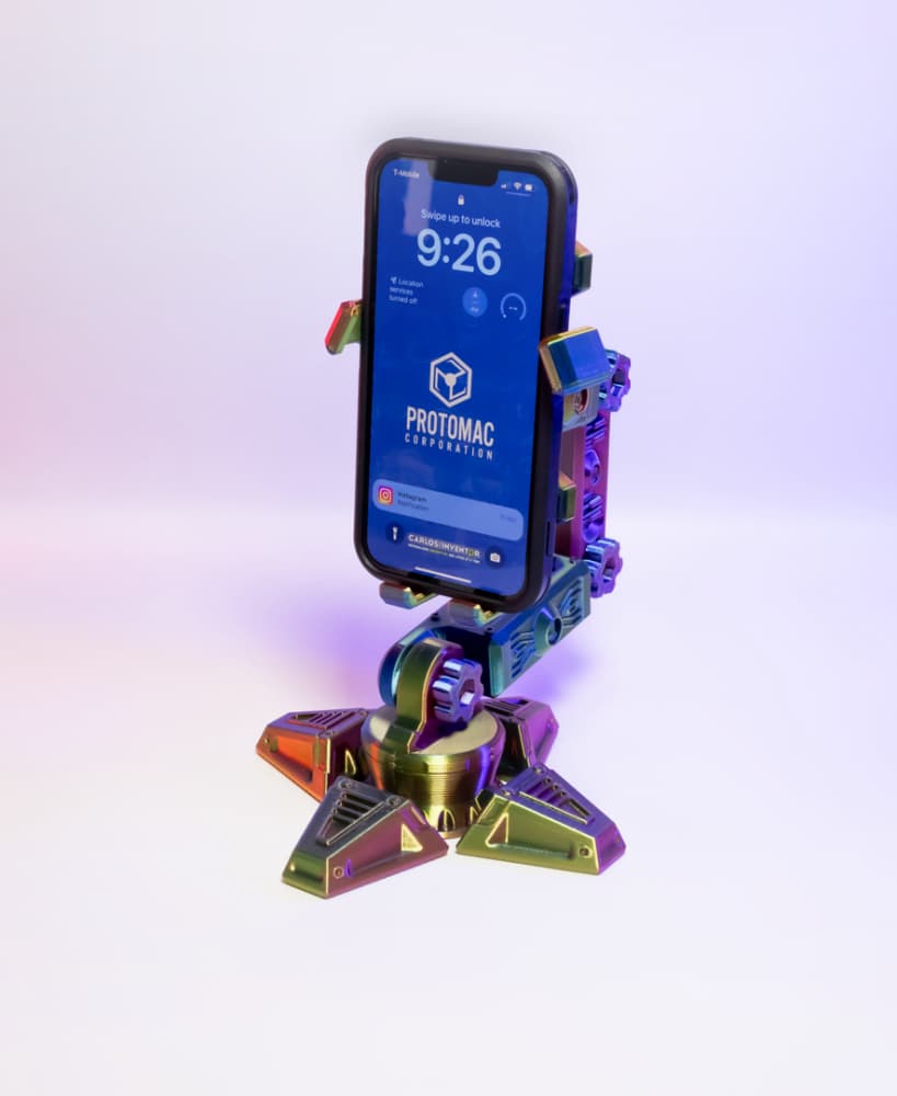 RoboArm Desk Phone Holder 3d model