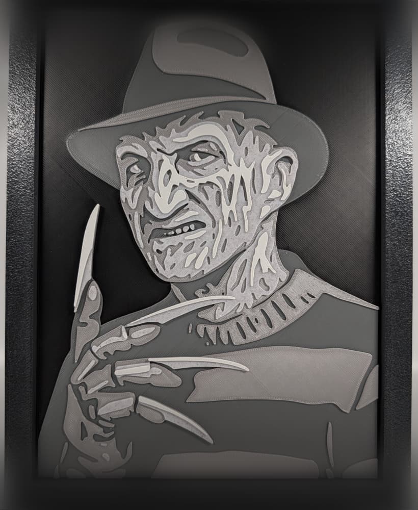 Halloween in Layers - Horror Legends: Freddy Krueger 3d model