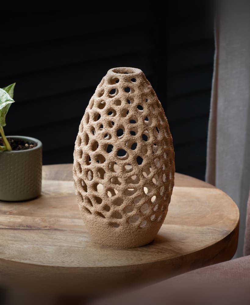 Vase LEVI - Teardrop Voronoi Vase 3d model