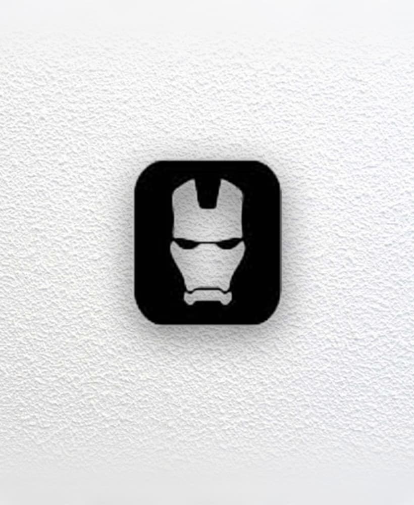 Ironman Wall Art 3d model