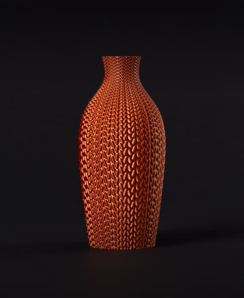 Minimalist Knitted Vase (vase mode) 3d model