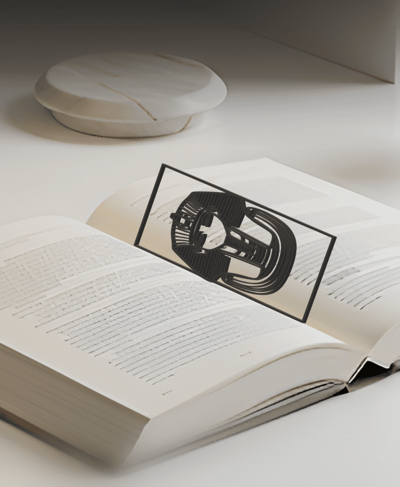 Egpyt Bookmark, Creativity Bookmark, Gift Idea 3d model