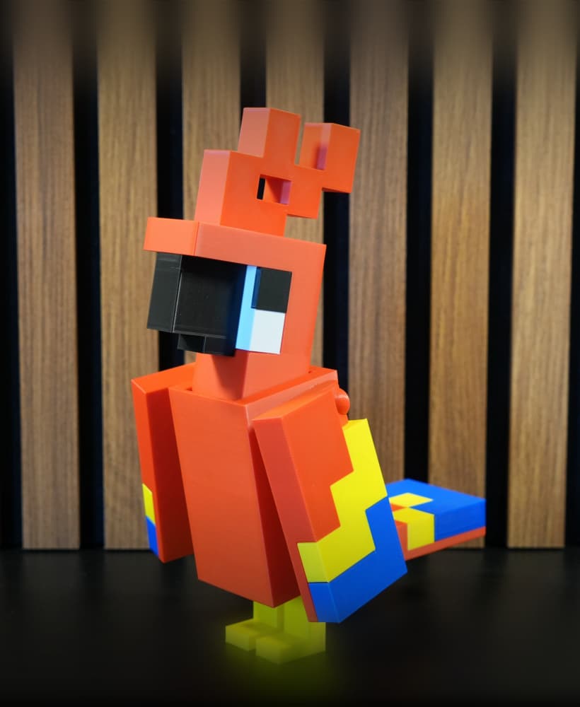 Parrot Minecraft 3d model