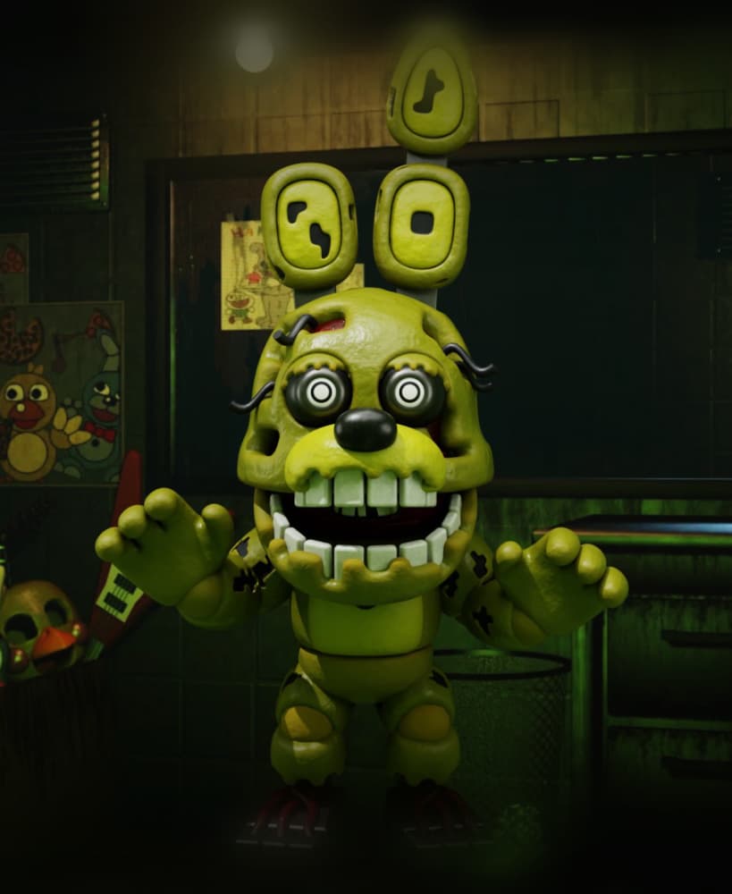 Springtrap - FNAF Figurine 3d model