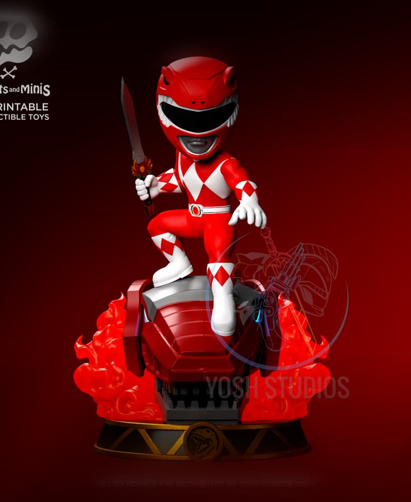 OG Red Mini 3D Printer STL 3d model