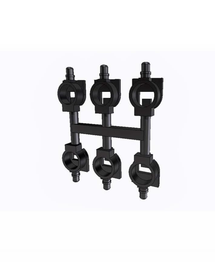 N scale NS seinlampen voor 0402 SMD LEDs (6 stuks groot) 3d model