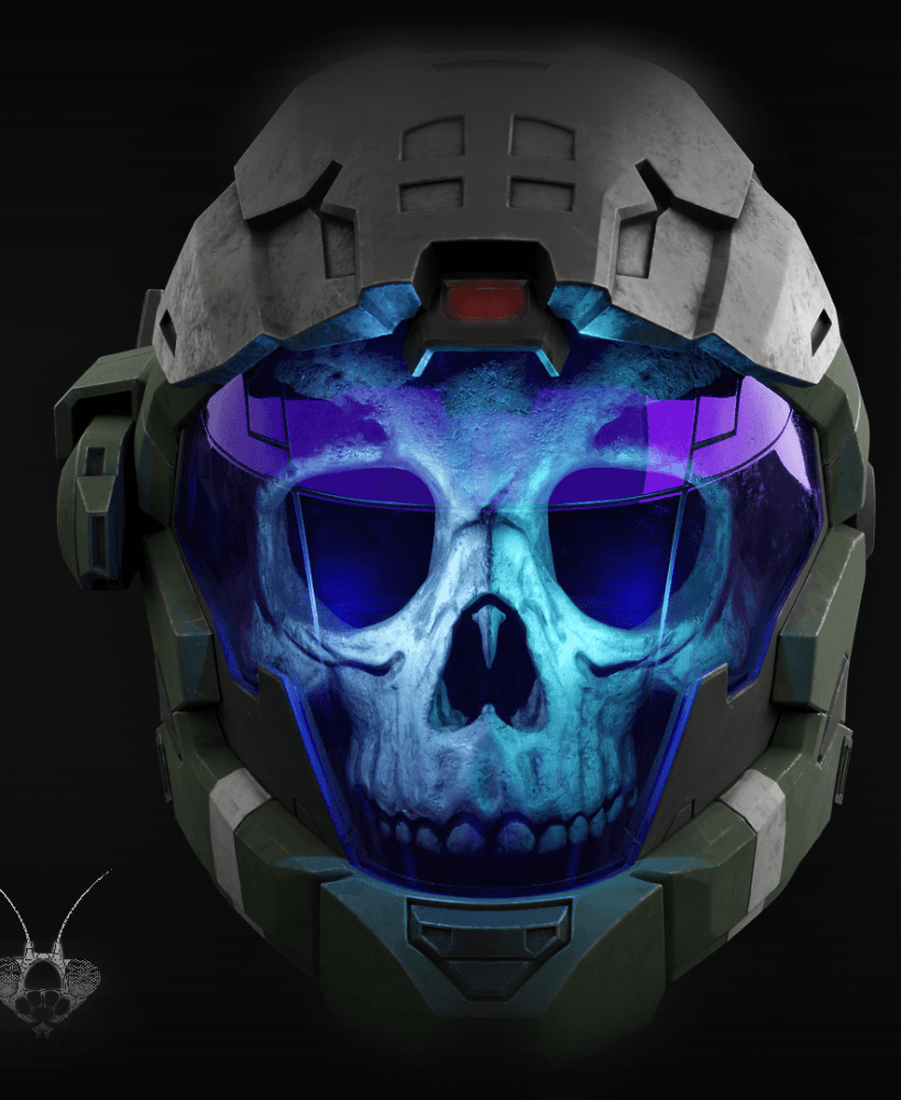 Halo Reach Haunted/Pilot Helmet 3d model