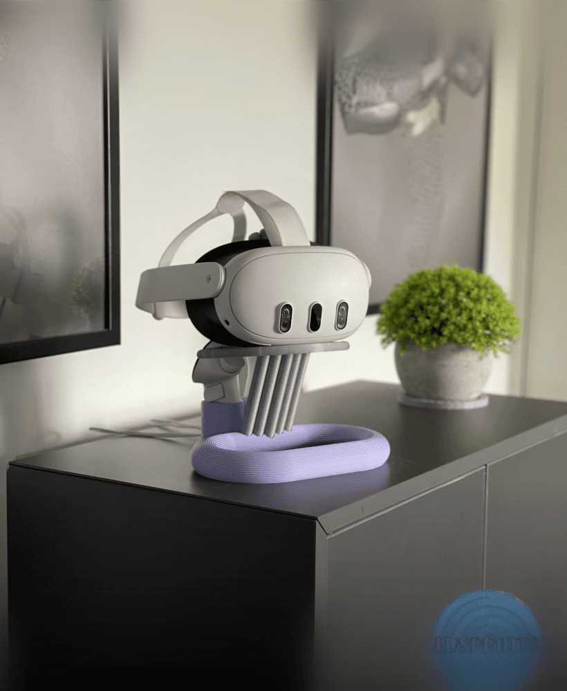 Sleek Meta Quest 3/3S stand! 3d model
