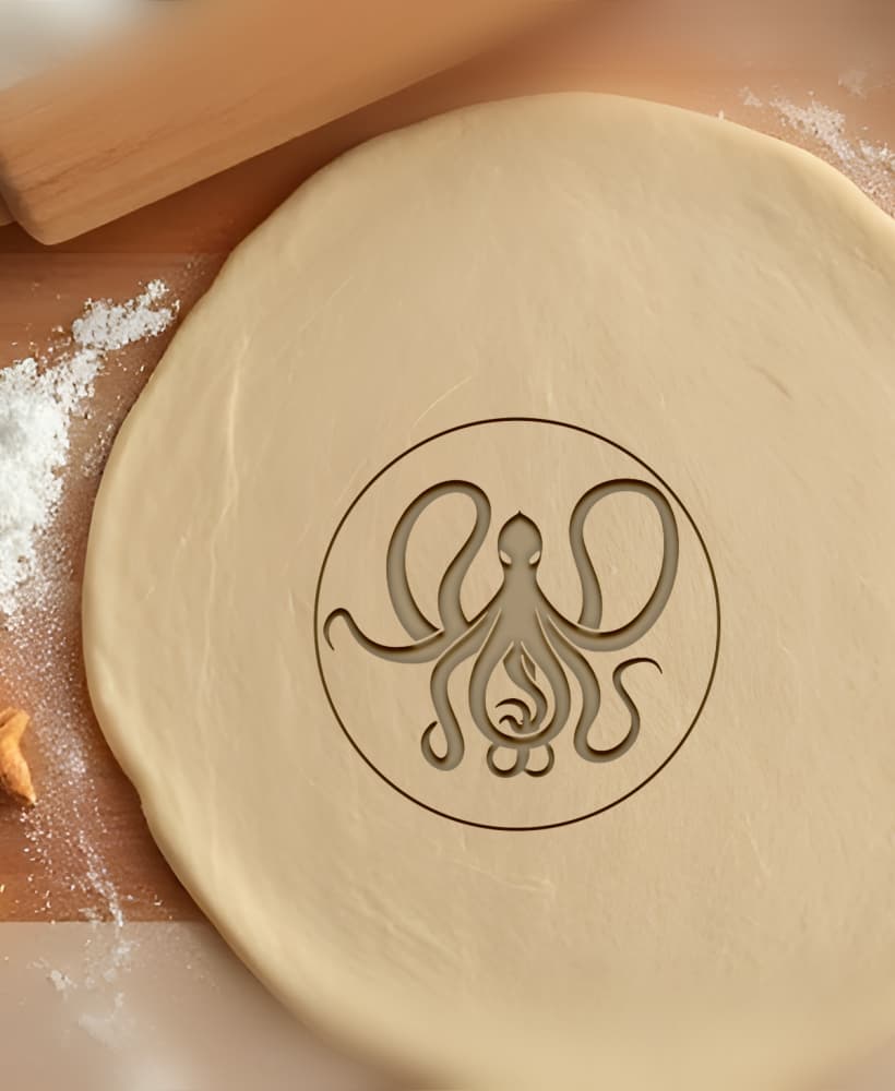 Kraken Cookie Cutter, Biscuit Cutter 3d model