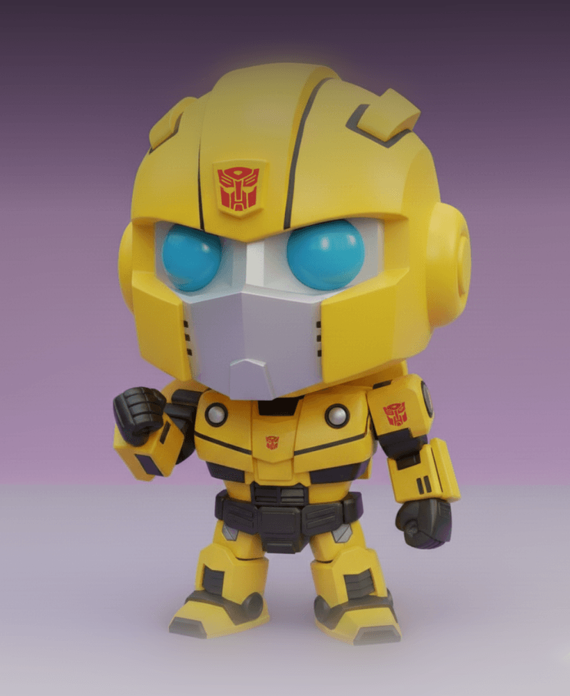 BUMBLEBEE KAWAII CHIBI COLLECTIBLE 3D FIGURE 3d model