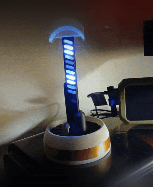 Fallout Institute Headphone Stand 3d model