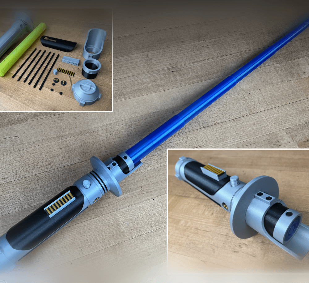 Kanan Jarrus Collapsing Lightsaber 3d model