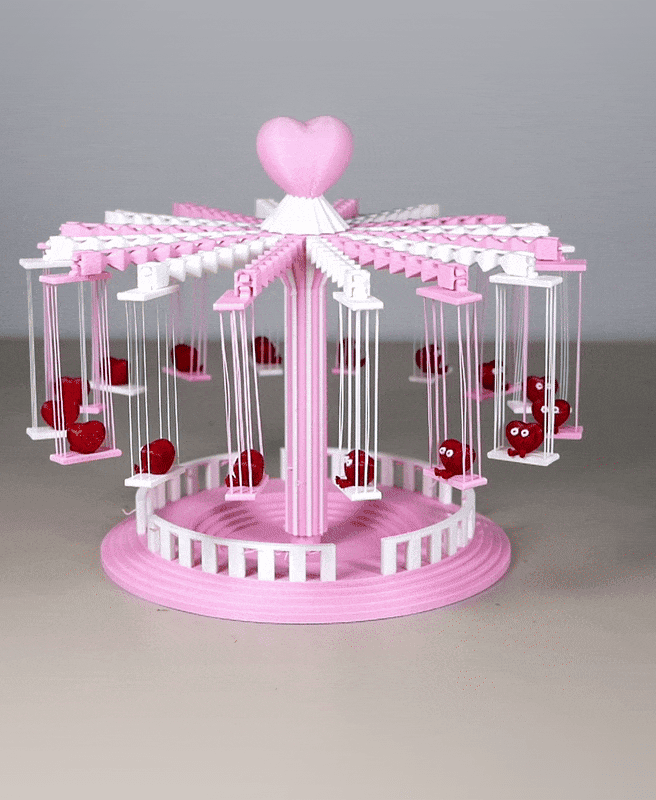 Valentine Carousel 3d model