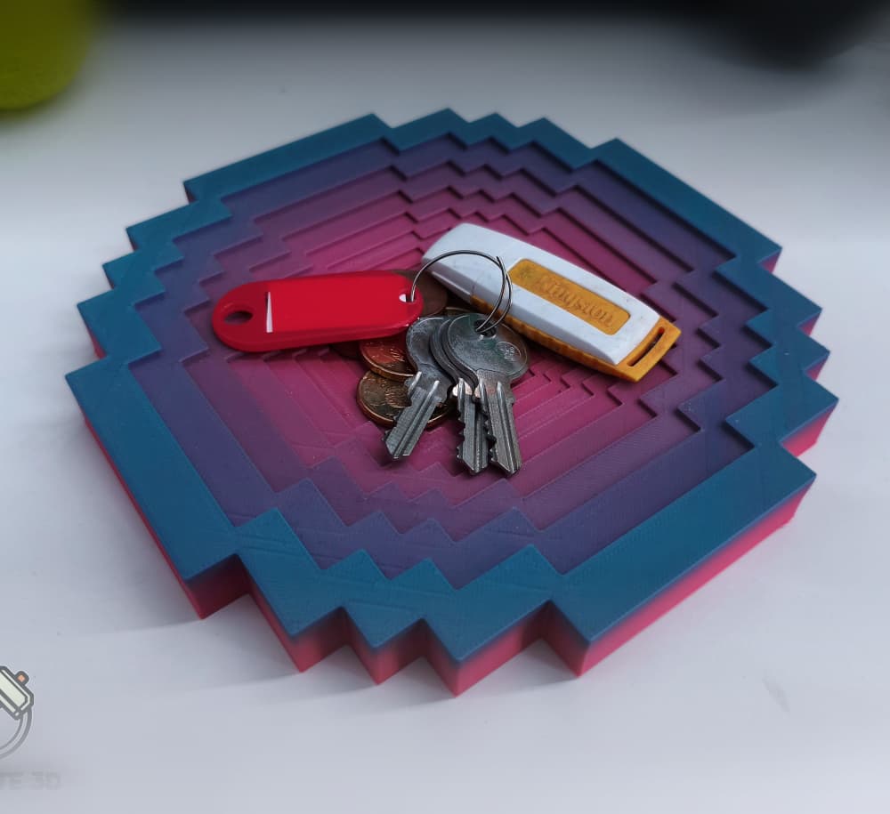 Pixel Portal Catch-All Tray 3d model