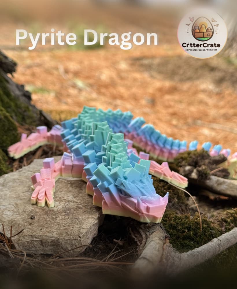 Pyrite Dragon 3d model