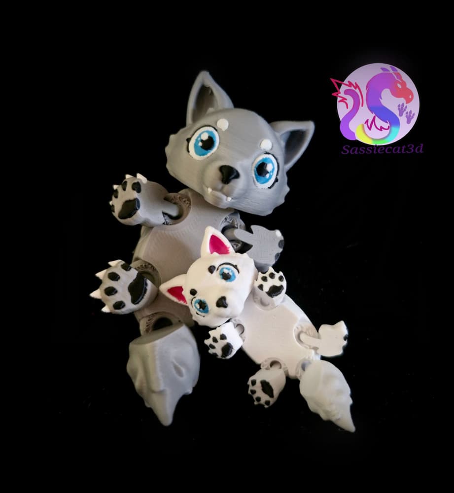 Wes The Wolf Sassiepals (Personal Use) 3d model