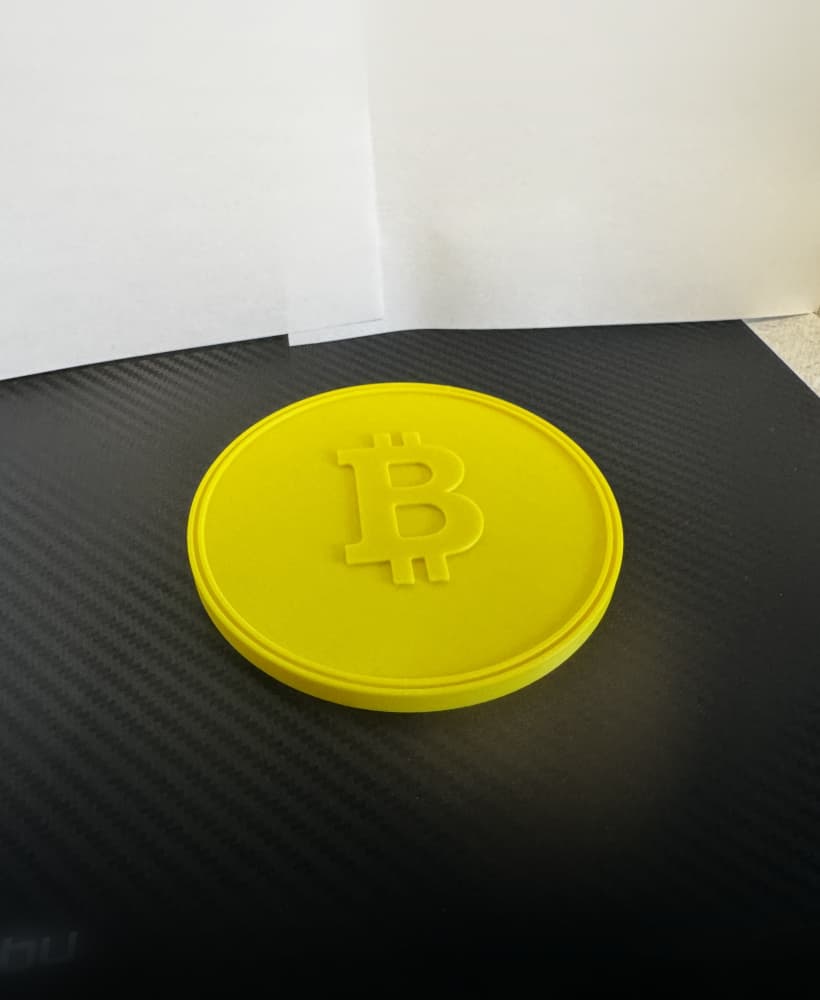 Bitcoin 3d model