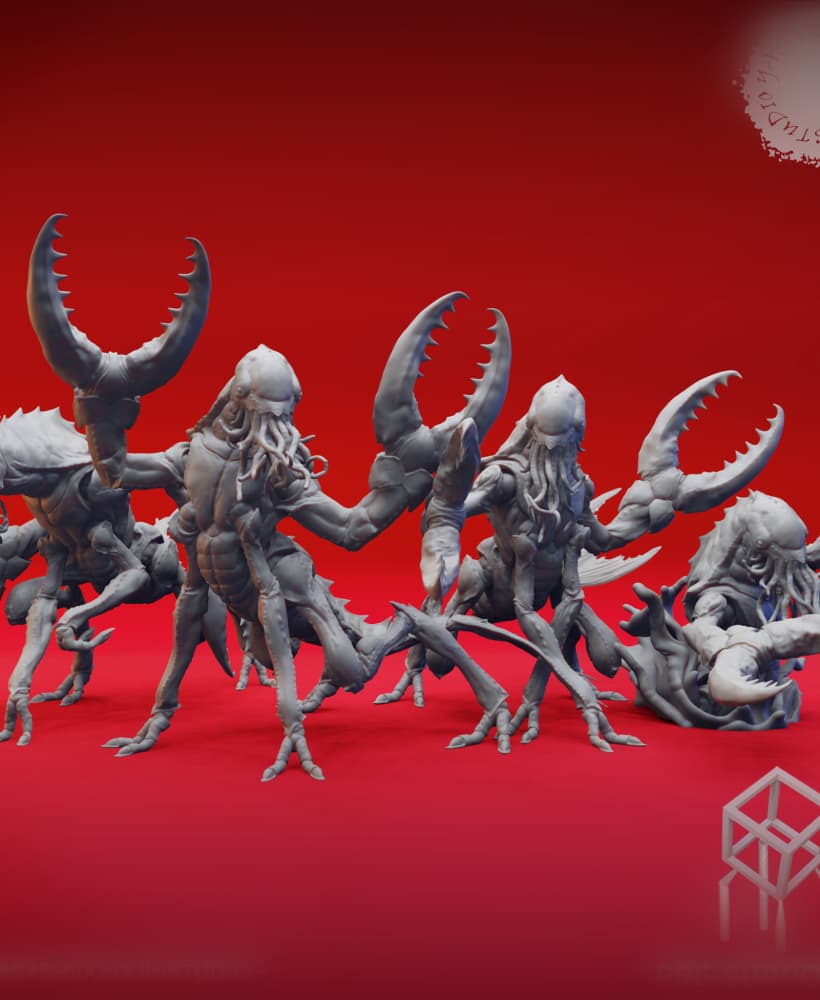Chuul Pod - Tabletop Miniatures (Pre-Supported) 3d model