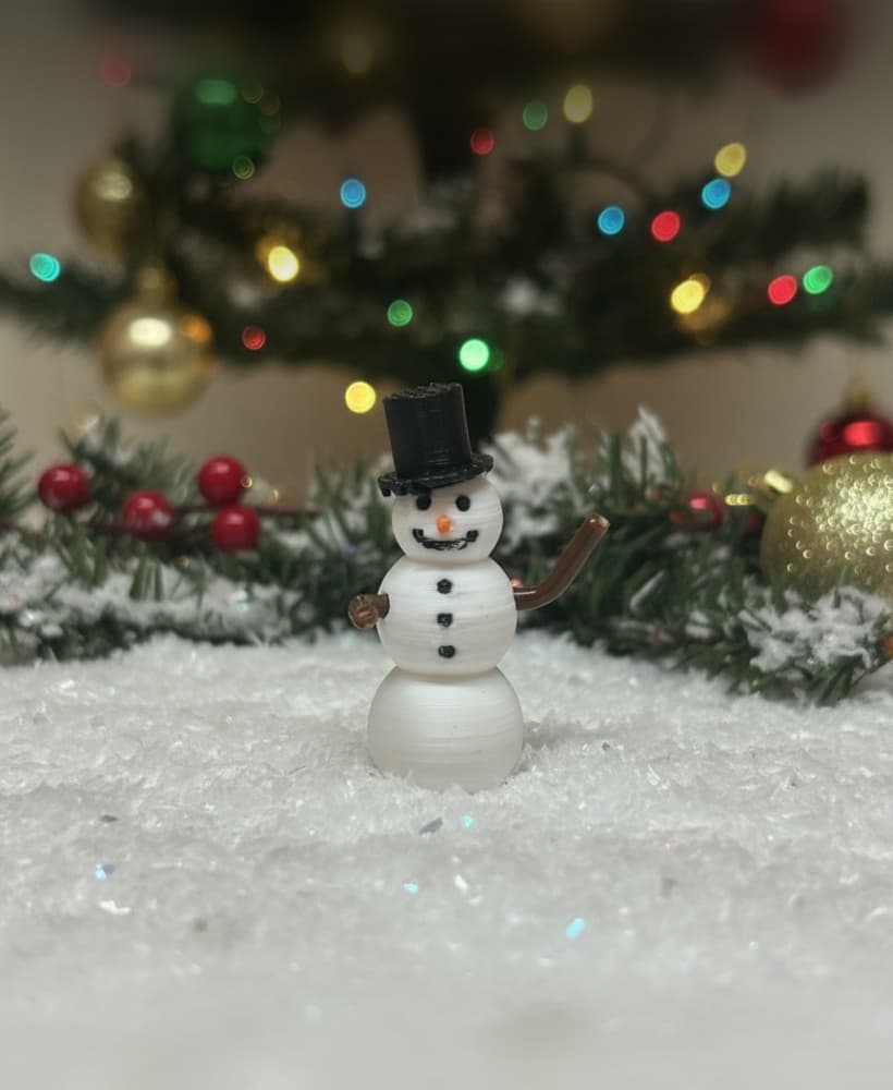 mini snowman.3mf 3d model