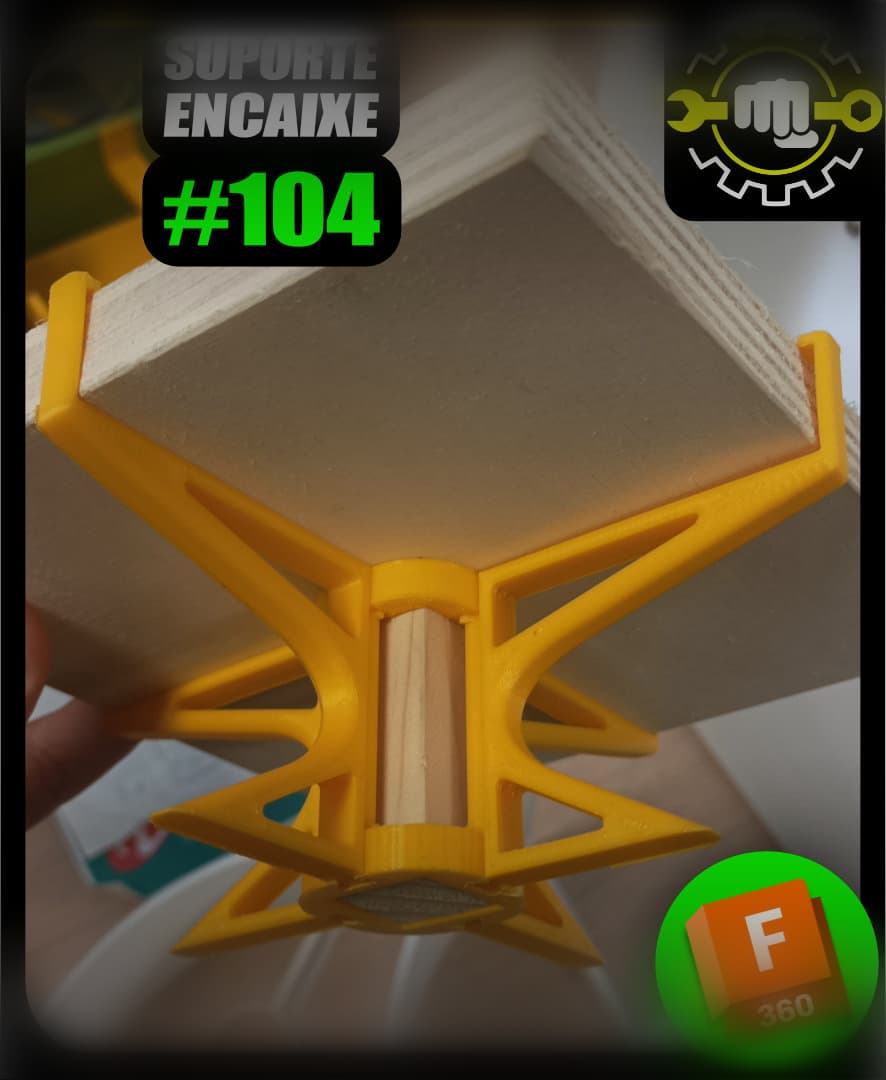 #104 Suporte Encaixe 3d model