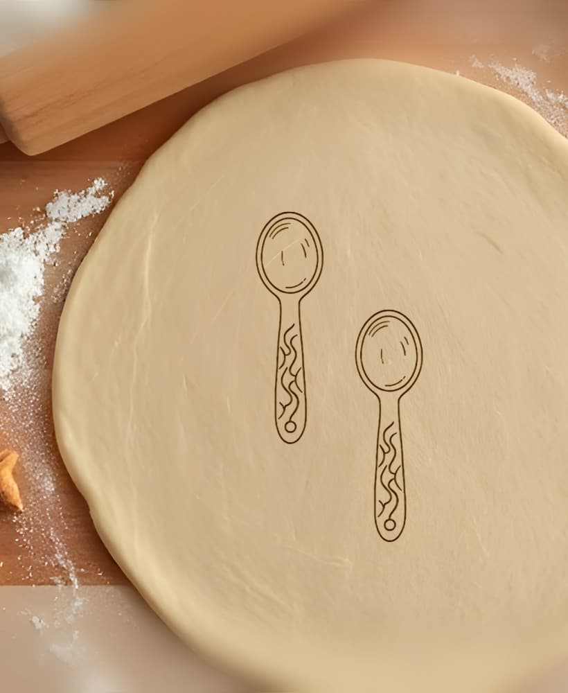Spoon Cookie Cutter, Biscuit Cutter 3d model
