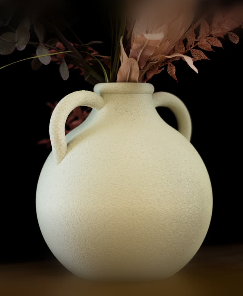 Double Handed Vase 3d model