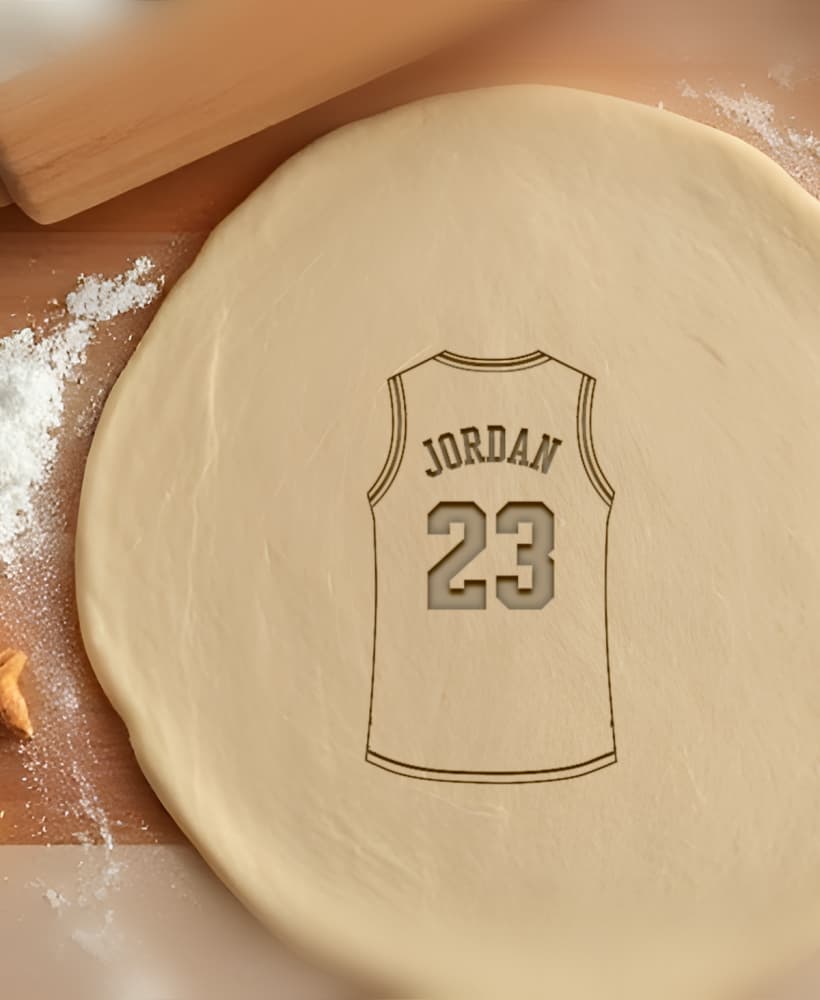 Jordan Cookie Cutter, Biscuit Cutter 3d model