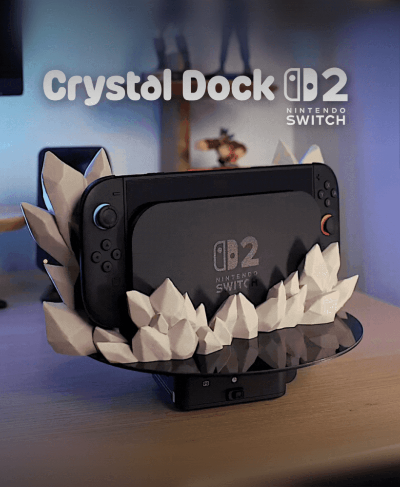 Crystal Dock Nintendo Switch 2 3d model