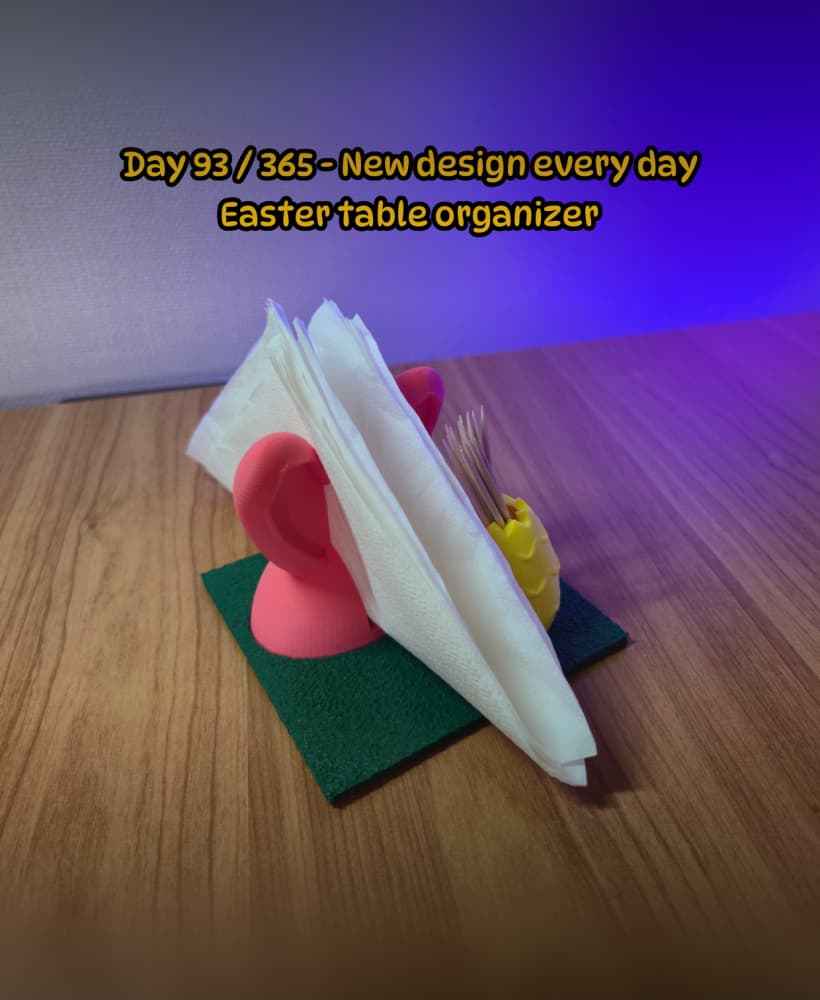 Easter Bunny Table Companion 3d model