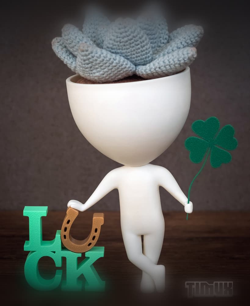 ROBERT PLANT WITH A LUCK SIGN 3d model