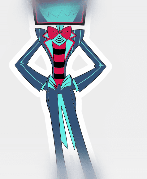 Fanart Suncatcher - Overlord Vox from Hazbin Hotel 3d model