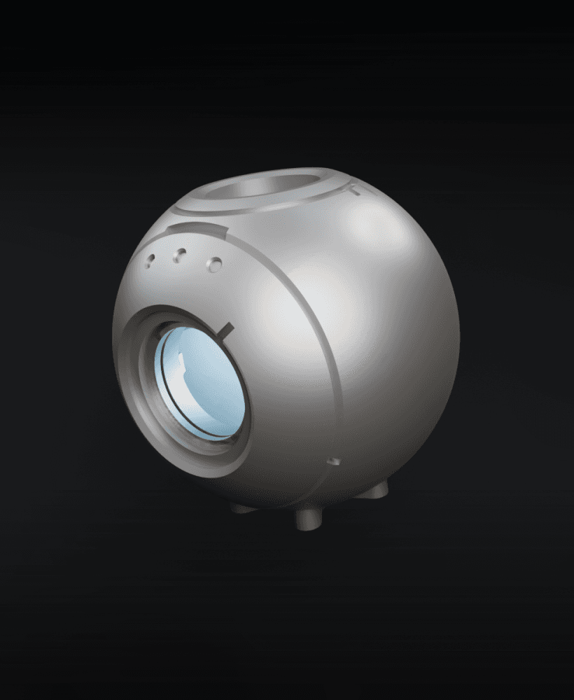 Krakoa flower pod light 3d model