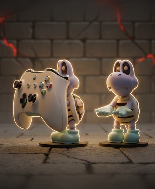 Dry Bones Controller Stand 3d model