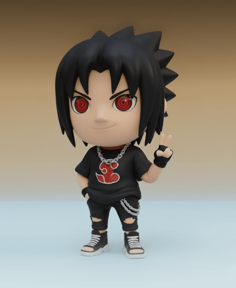 SASUKE UCHIHA MODERN AND URBAN EDITION 3d model