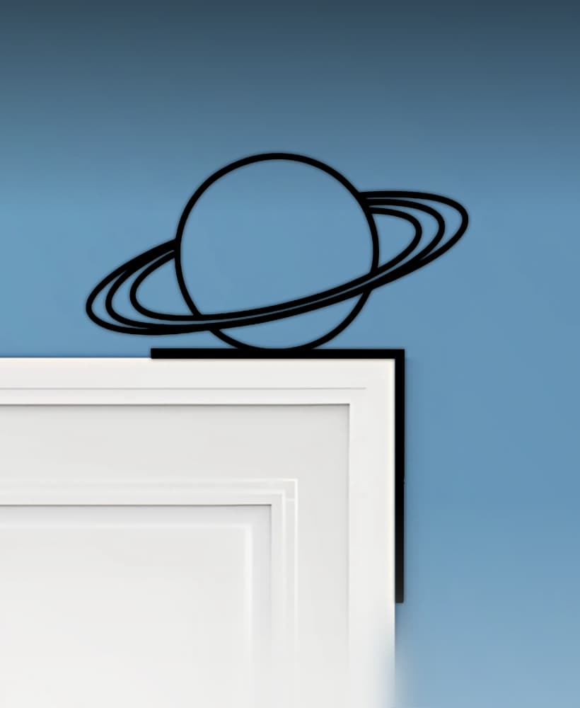 Planet Door Corner Decor 3d model